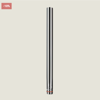 Cañon inox 1 mt Pellet